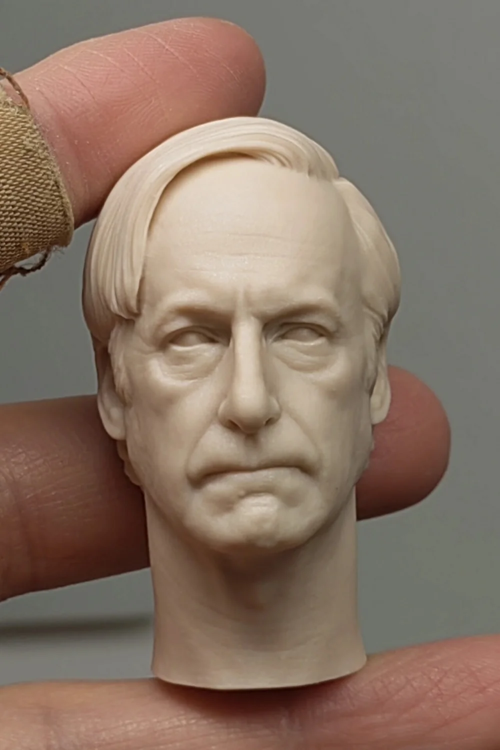 In Stock 1/6 Scale American Film Television Actors Bob Male Unpainted  Head Carving Model Fit 12inchs Action Figure Body