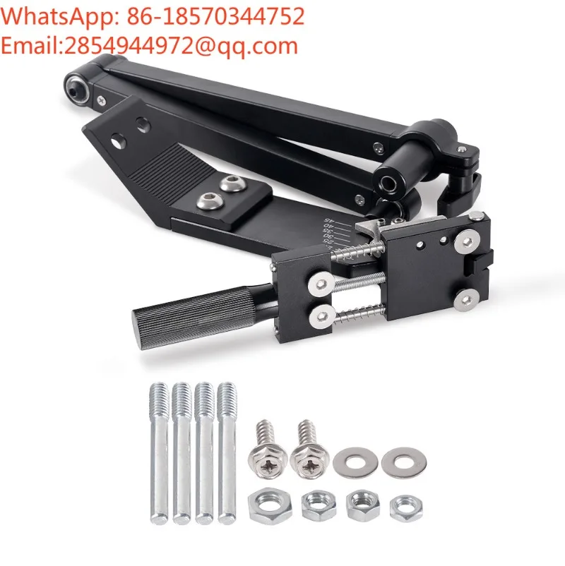 2nd Gen Aluminum Lawn Mower Blade Sharpener 15-45 Degree Adjustable Angle Grinding Jig