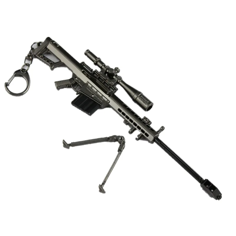 18cm Mini M82A1 Sniper Rifle Alloy Model Ornaments with Detachable Magazine Desk Decoration Gifts for Men, Collection - Image 5