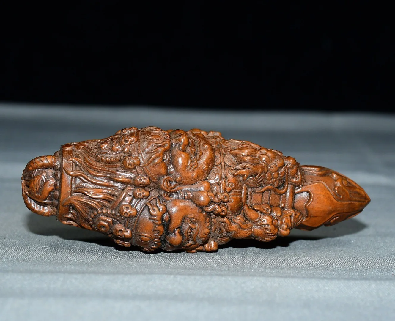 Exquisite small leaf boxwood diamond pestle handle