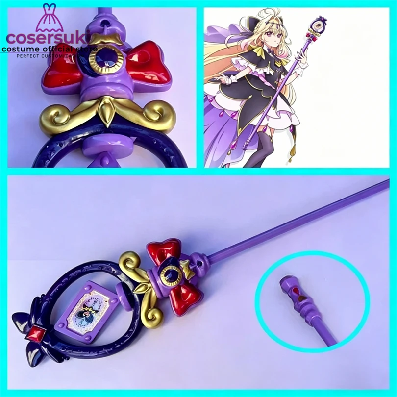 

Star Detective Precure Luluka Moria Ruruka Cure Arcana Shadow Magic Wand Staff Cosplay Prop