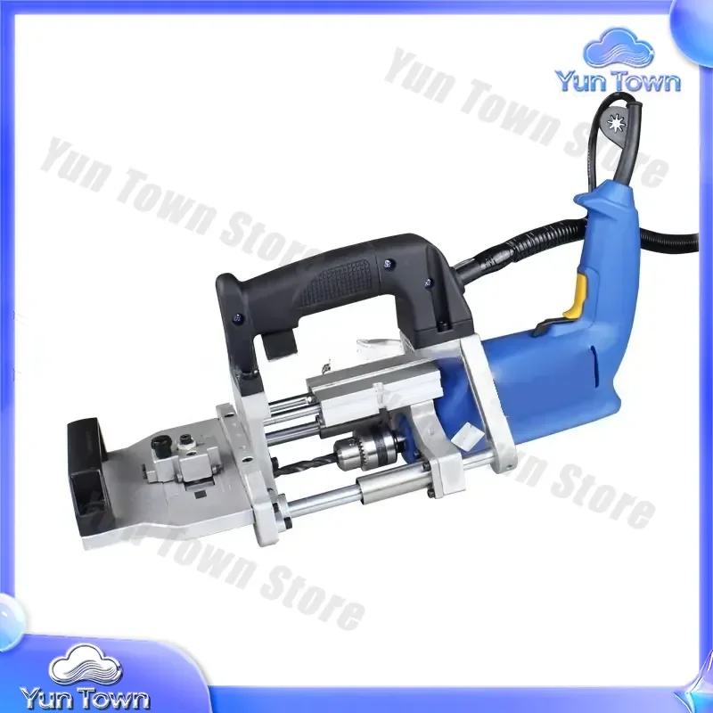 for Portable Side Furniture Drilling Machine for Cabinet Making Handheld Pneumatic Side Drilling Machine for Woodworking CNC