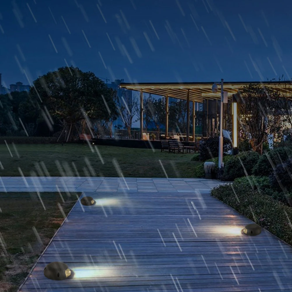 

1Pcs Side Glow Ground Light 3 LED Waterproof Outdoor Lamp for Garden Lawn Path Villa Landscape Lighting Ground Lamp