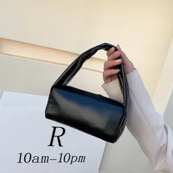 New Simple Square bag 2022 Retro Personality Casual Handbag Black one-shoulder messenger bag mini Totes Women Underarm Bag