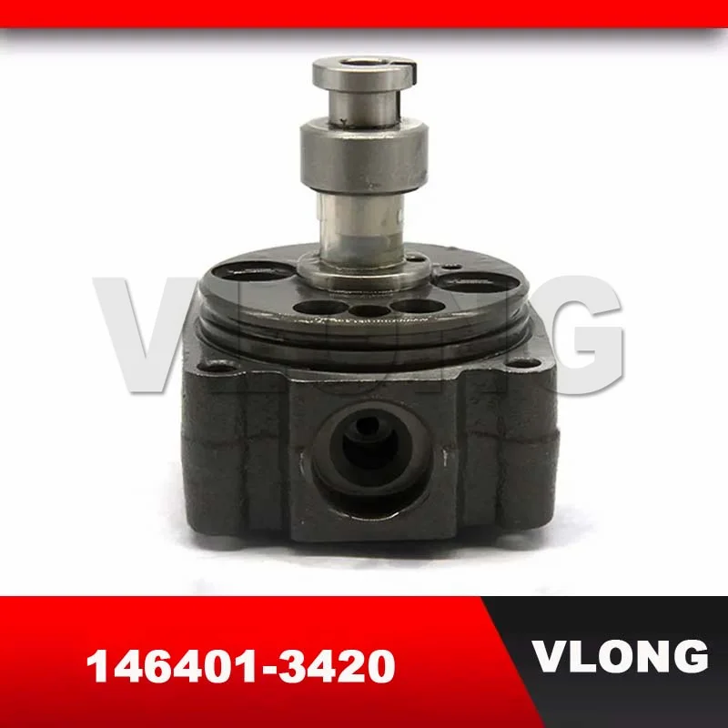 

VLONG NEW High Pressure Fuel Oil Pump Head Rotor VE 4/10R 4 Cyl 10MM Right Distributor Head 9 461 615 635 1464013420 146401-3420