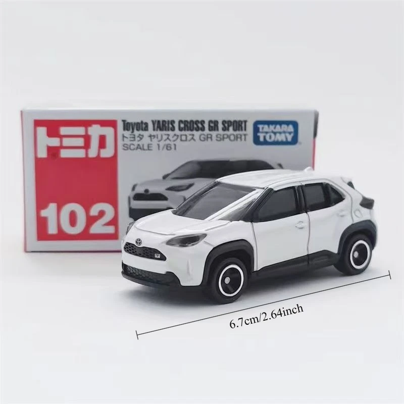 

TAKARA TOMY Tomy Tomica Red White Box No 102 Литая под давлением модель автомобиля Toyota Yaris для детской коллекции