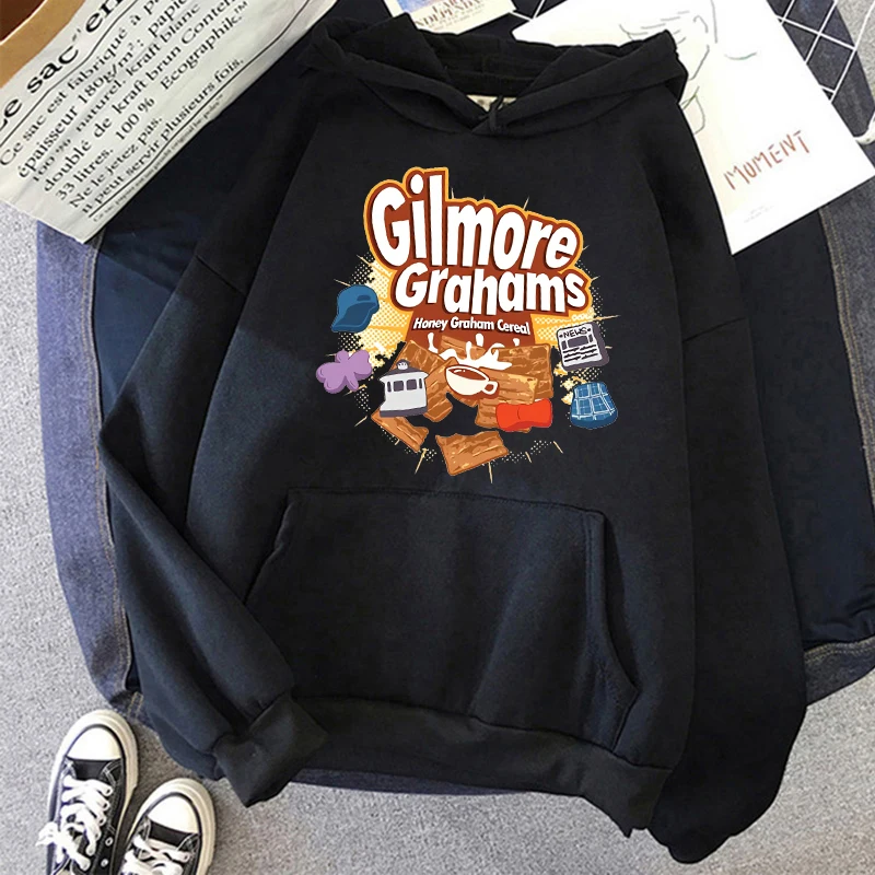 Gilmore Girls Y2k Hoodies Women Mange Graphic Sweatshirt Kawaii Casual Streetwear Girl Vintage Gothic Hooded Cute Clothes Female