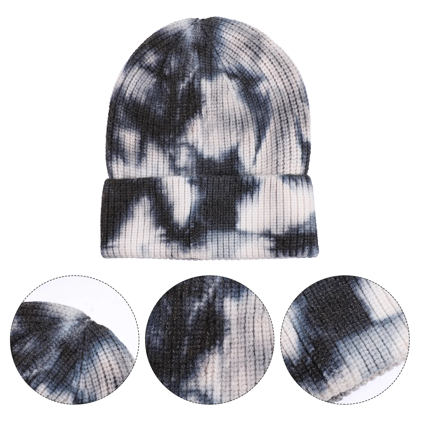 1Pcs Stylish Warm Wool Knit Hat Soft Acrylic Winter Beanie Hats for Men Women Winter Warm Hat Beanie Hats Women Caps