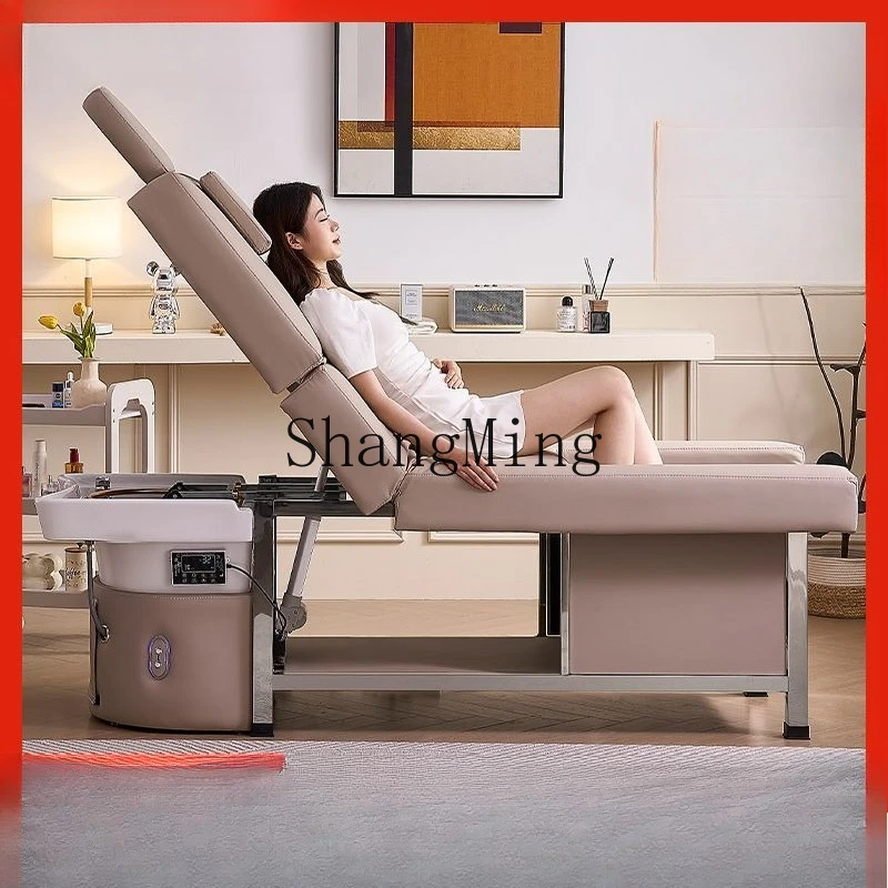 

SM new hair treatment foot shampoo bed lifting adjustment fumigation circulation hair care flushing bed
