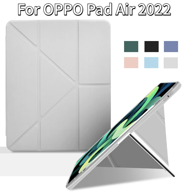 

Folding Smart Case for OPPO Pad 2 11.6 Air 10.36 Realme Pad Mini OPPO Pad 11 with Pencil Holder Smart Auto Sleep Wake Case Cover