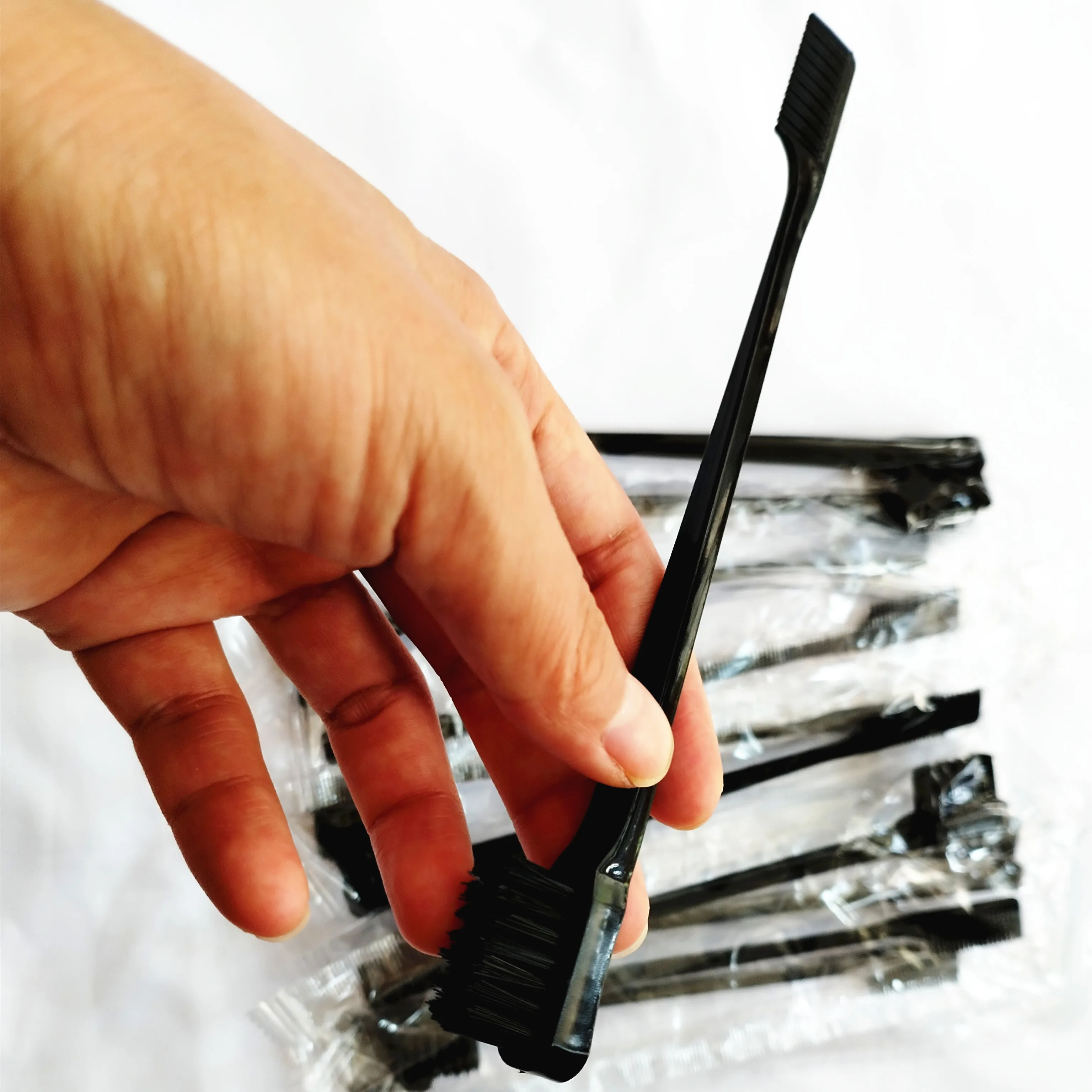 

Набор из 20 двусторонних щеток для укладки волос — многофункциональные, для гладкой укладки, а также для ухода за бровями и волосами