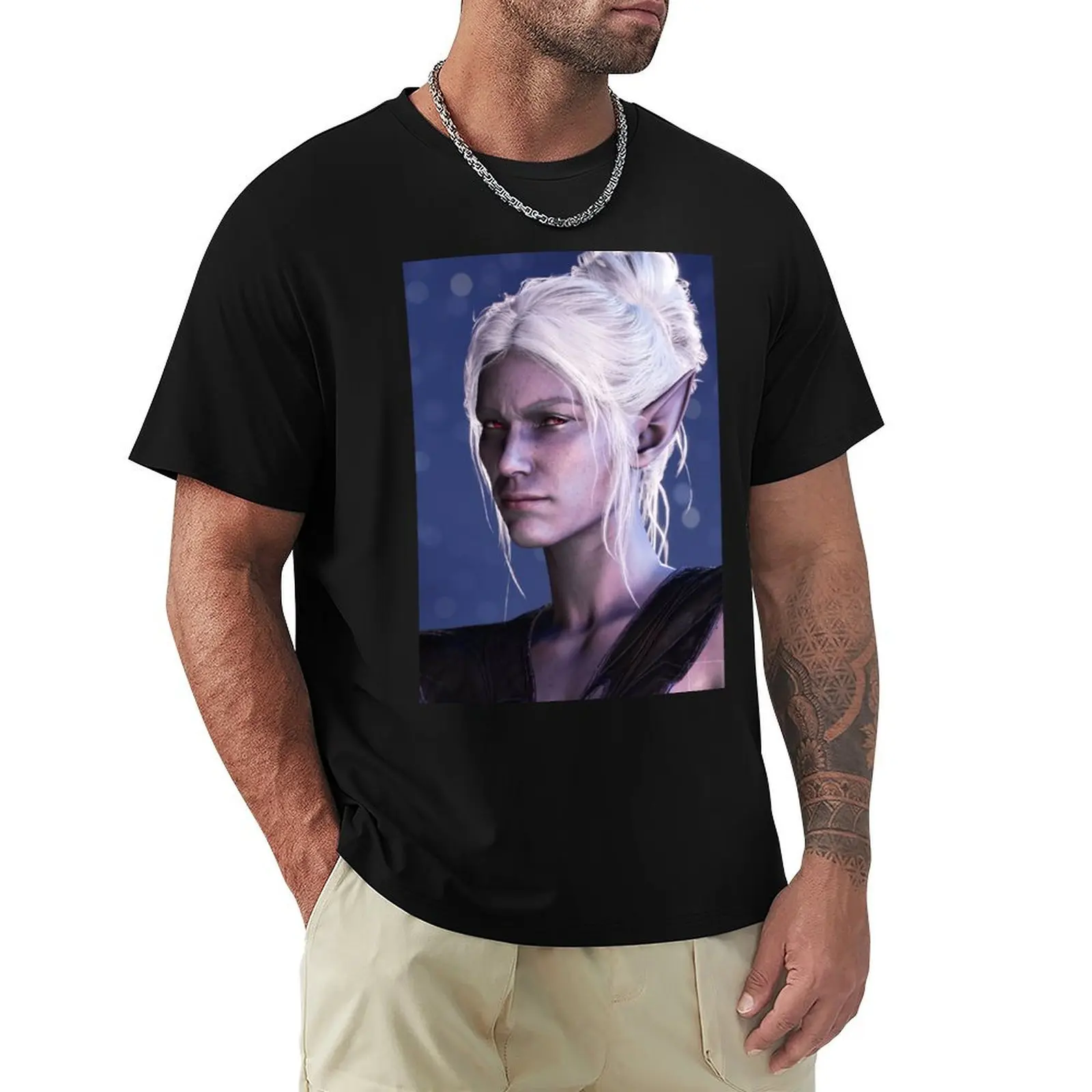 

That look Minthara gives Tav before streaming smut directly into their brain T-Shirt Minimal Art Print T-Shirt