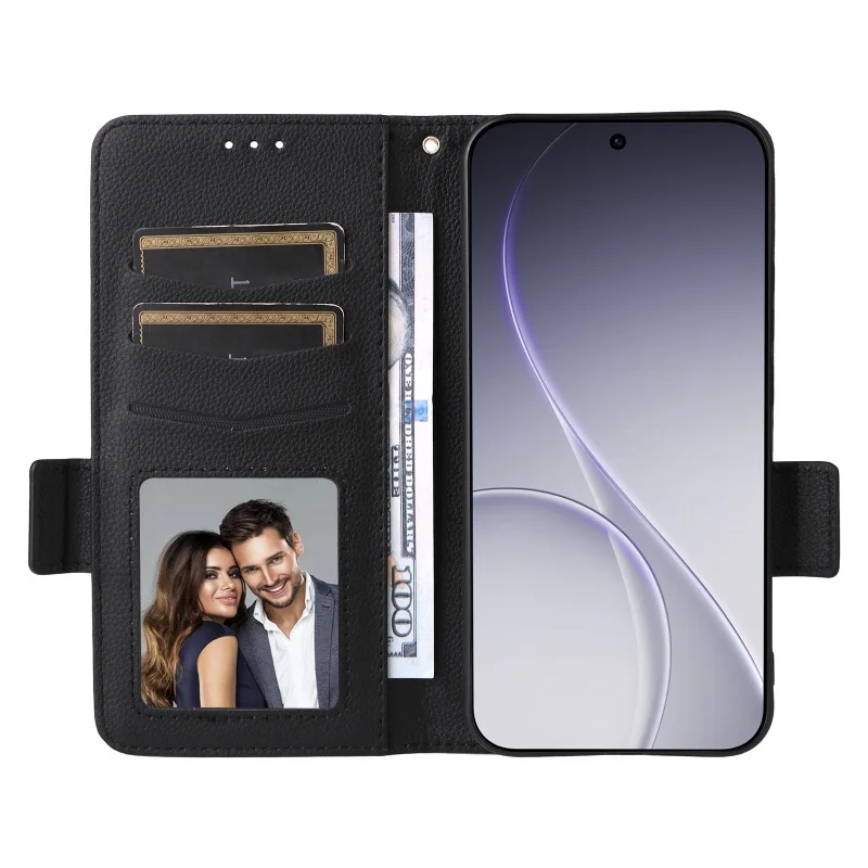 Pertain to Reno 15 Pro 5G الفاخرة فليب محفظة من جلد PU الحبل حامل حافظة لهاتف OPPO Reno15 Pro 5G