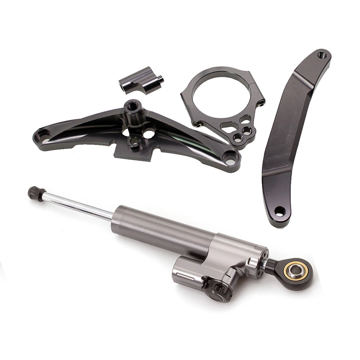 Voor Yamaha FZ1 FZ1N FAZER 2006-2015 Aluminium Motorfiets Demper Steering Stabiliseren Beugel Montage Kit