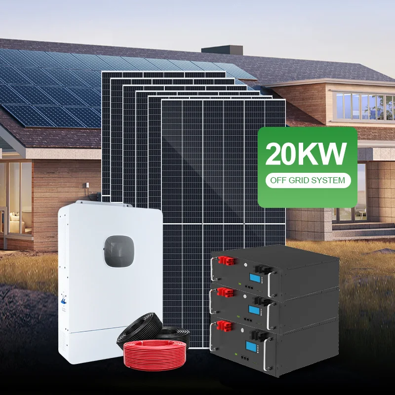 5.5KW Off-Grid Home Solar System with MPPT Controller Lithium Ion Battery Monocrystalline Silicon Panels