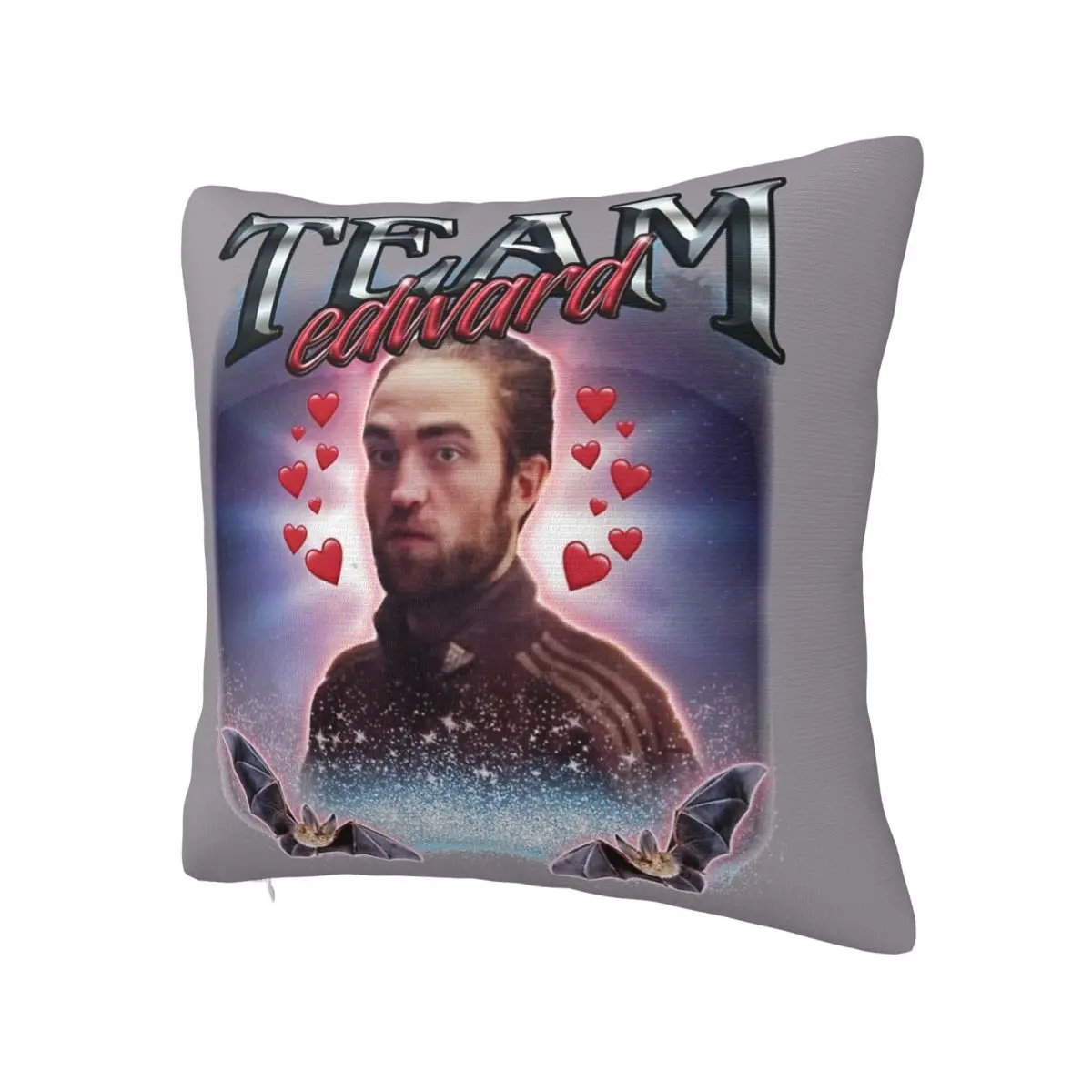 Team Edward Twilight Cursed Fan Collage Pillowcase Double-sided Cushion Cover Decoration Pillow Case Cover Sofa Dropshipping