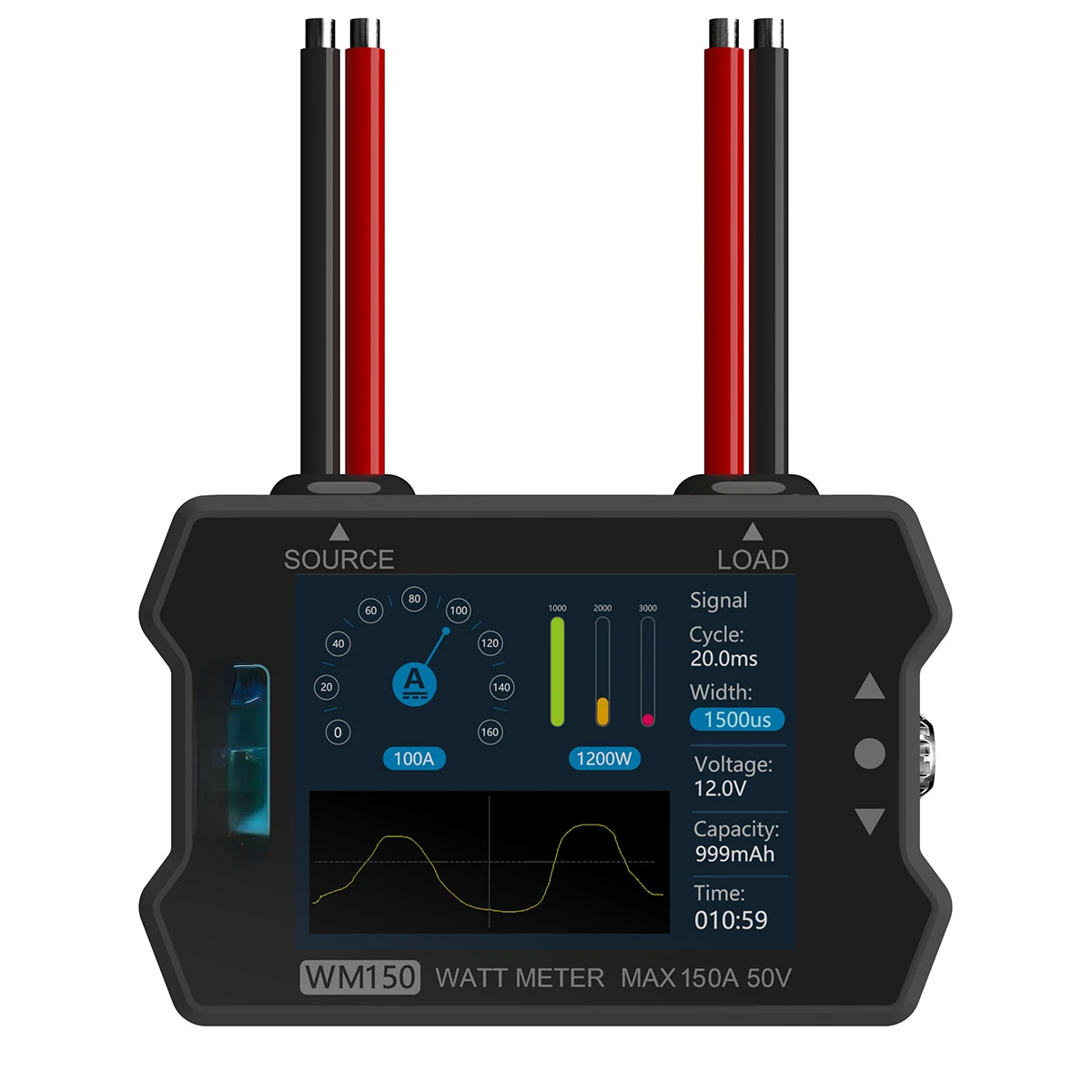 

Wm150 Dynamometer 50 V150a Measuring Motor Current Voltage Output High Precision Tester