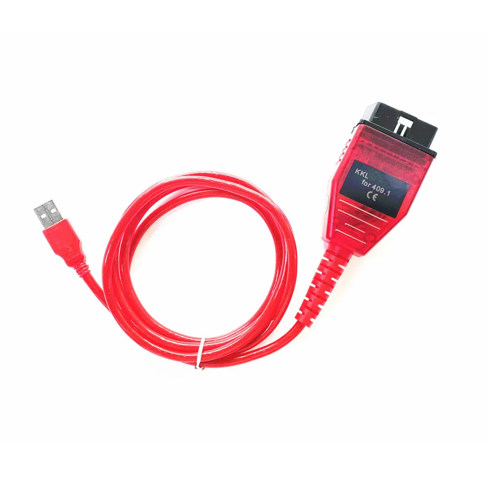 VAG 409 New Red PCB Board 9241A Chip VAG KKL FTDI FT232RL For VAG KKL USB Tool OBD2 USB Diagnostic VAG409.1 KKL Switch