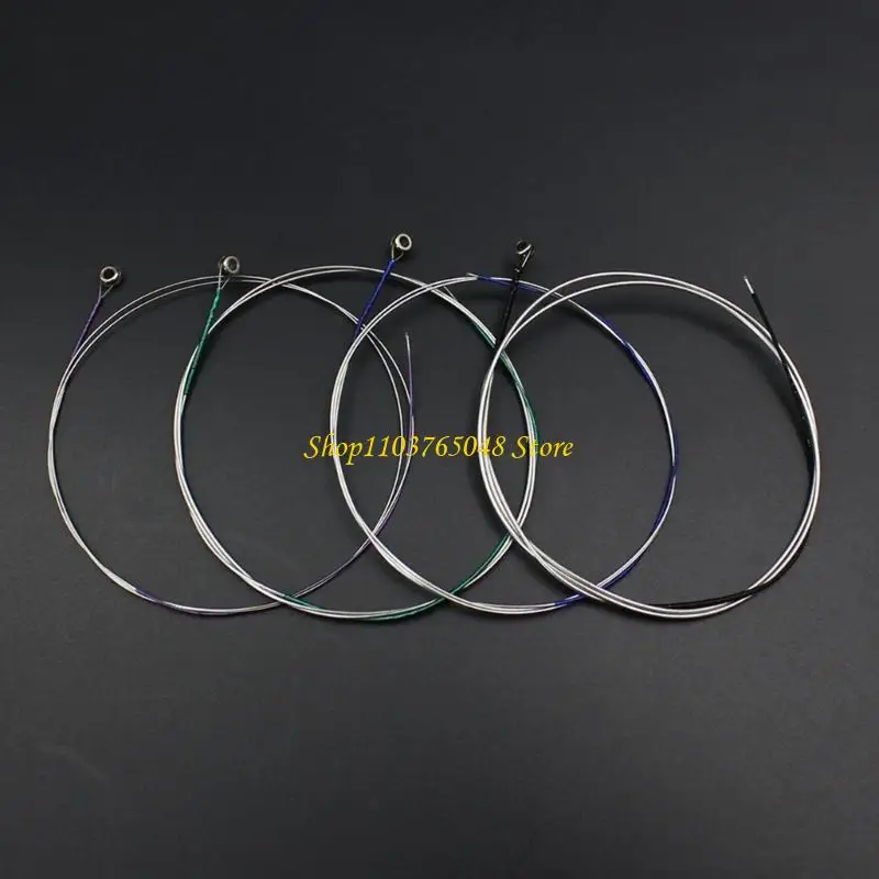 R53E 4 String Viola String Sets, Scale Tension Steel Warm Tone Economical and Durable for Student Strings