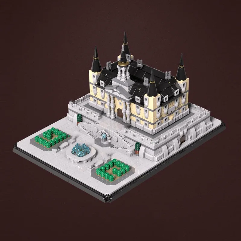 Model Street View MOC Klocki Konstrukcyjne Klasyczny Pałac Architektoniczny Modułowa Technologia Prezent dla Dzieci Zabawka do Składania Zestaw