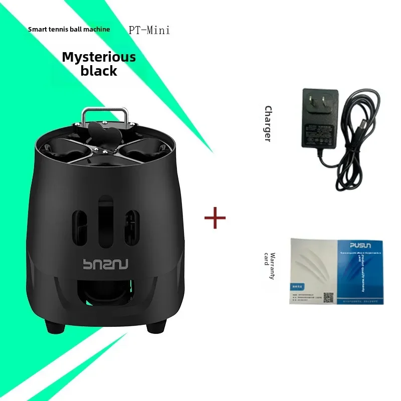 tennis serve machine mini indoor portable trainer automatic throwing Capacity for more than 30 balls Vertical adjustable angle