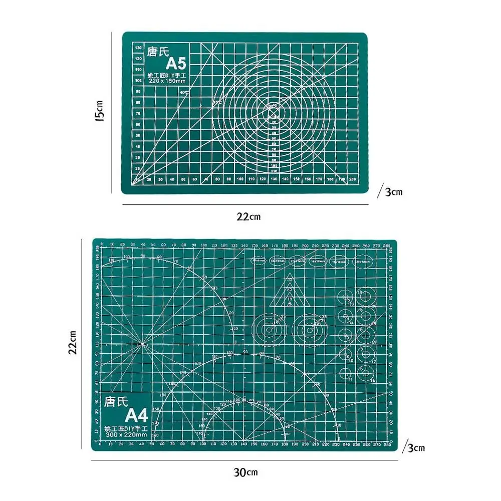 Blu A4 A5 A6 Tenacità Multifunzionale FAI DA TE Artigianato Arte Durevole Tappetini da taglio Tappetino per incisione Tagliere Tampone per intaglio della carta