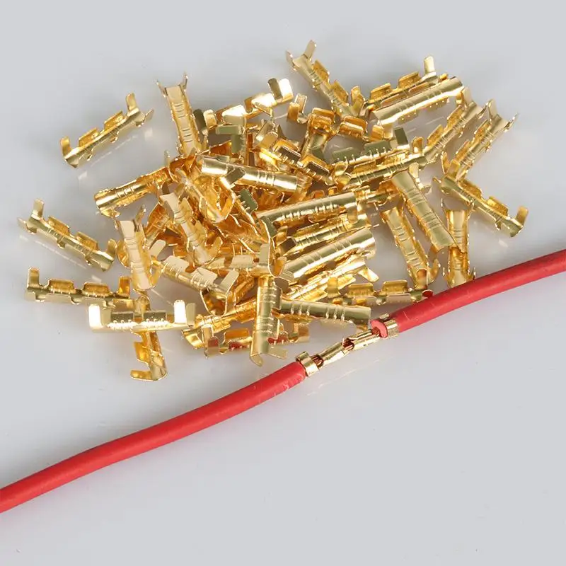 U-Shaped Electrical Wire Connectors Set 0.5-1.5mm² With Heat Shrink Tube Kits Crimp Terminals Block For Fast Wiring Cable Lock