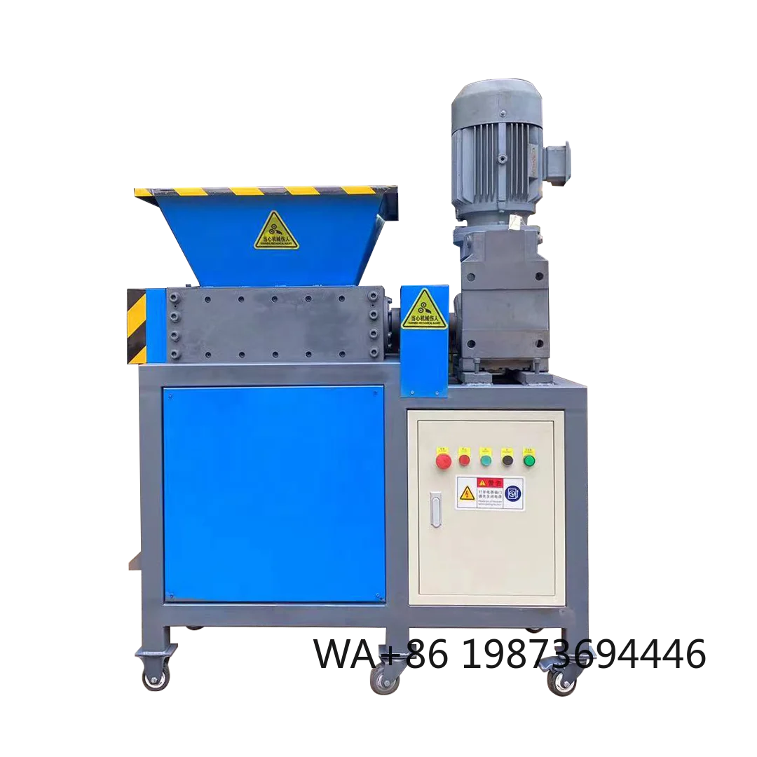 Multifunctional Waste Shredder  Industrial Equipment for Tire Rubber Metal Garbage Recycling Crushing