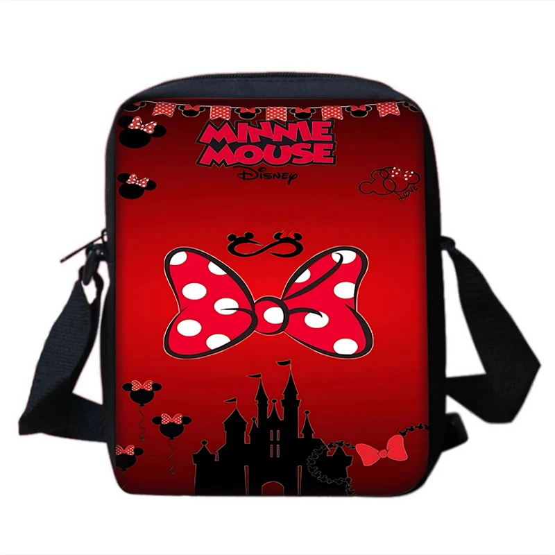 Jongens Meisjes Schattige Disneys Mickey Minnie Bedrukte Schouder Messenger Bag Kind Casual Handtas Mannen Vrouwen Telefoon Tas Boodschappentas