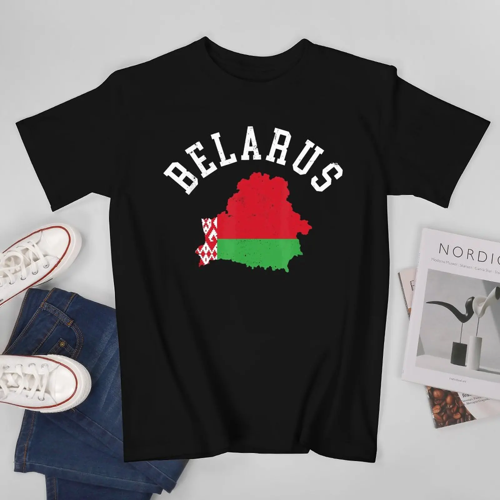 More Design Belarus Flag Belarusian Men Tshirt Tees T-Shirt O-neck T Shirts Women Boys Clothing 100% Cotton