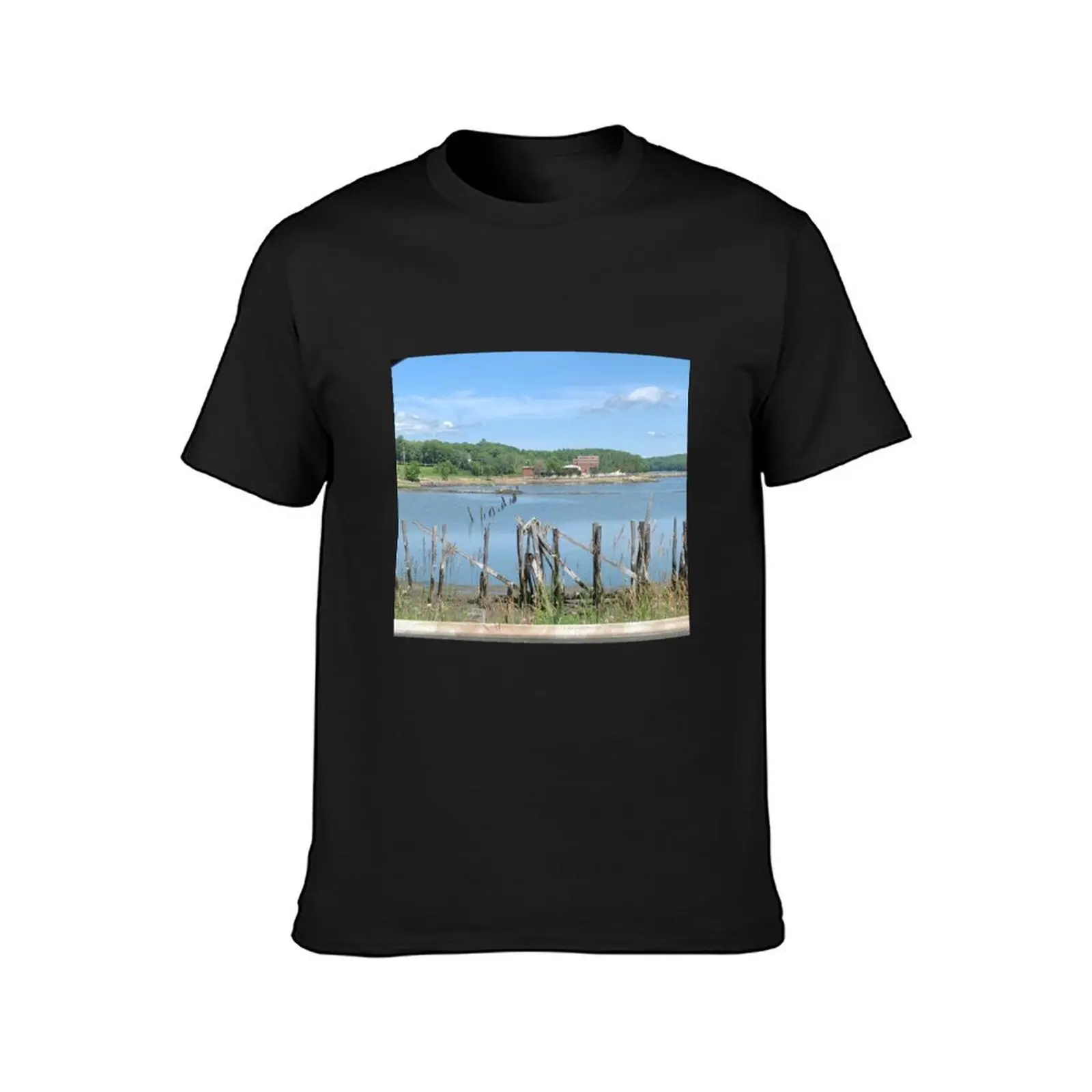 Seaside T-Shirt quick drying plus sizes mens cotton t shirts