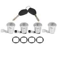 Juego de cerradura de puerta de coche, barril con llaves para Citroen Berlingo Xsara, Peugeot Partner 252522-1996 2007. G3 9170.CW, 9170