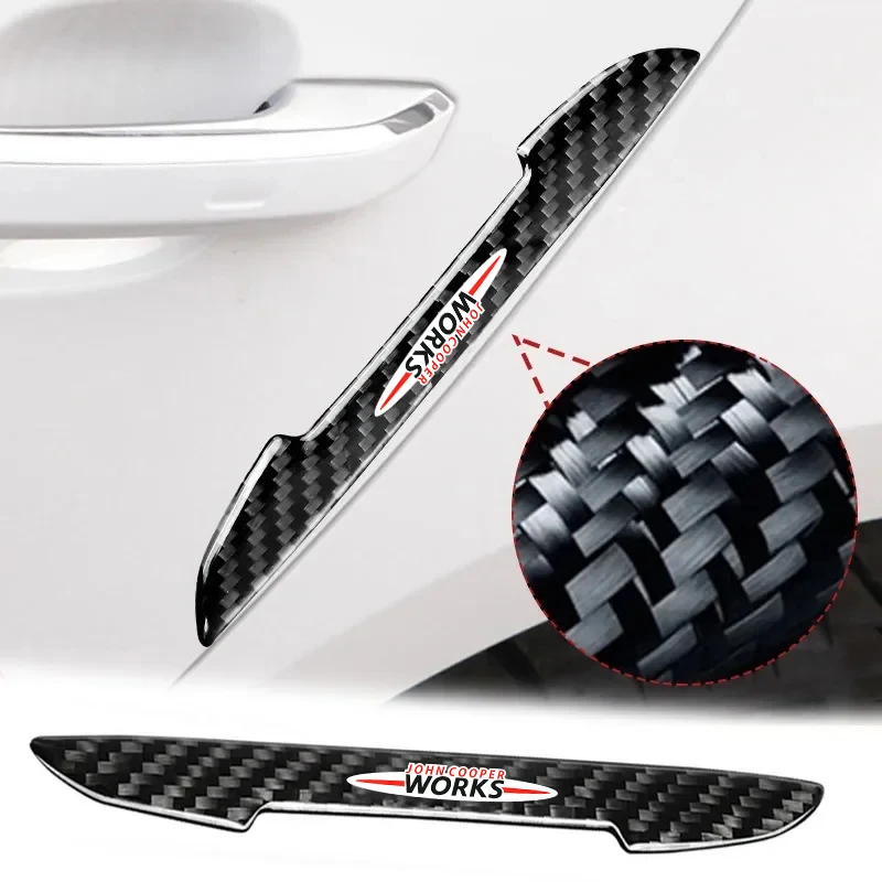 

4Pcs Car Door Sticker Protector Strip Edge Guards for MINI CooperS John Cooper Works R50 R52 R53 R55 R56 R60-F60 Car Accessories
