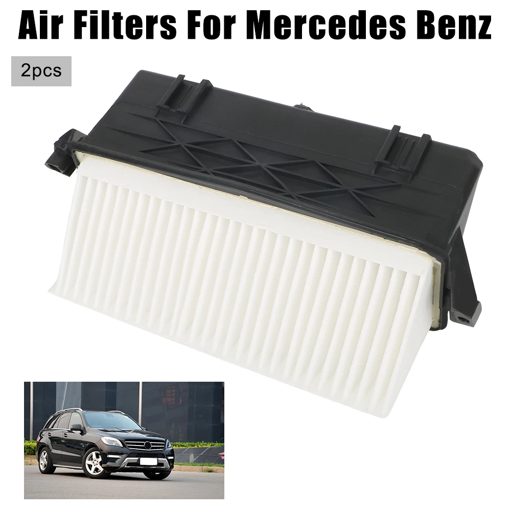 Car Air Filter 2pcs For Benz Gle W166 Gl X164 X166 W463 W164 Ml 350 2012-2016 For Mercedes Benz GL ML S-CLASS GL350 ML350 S350