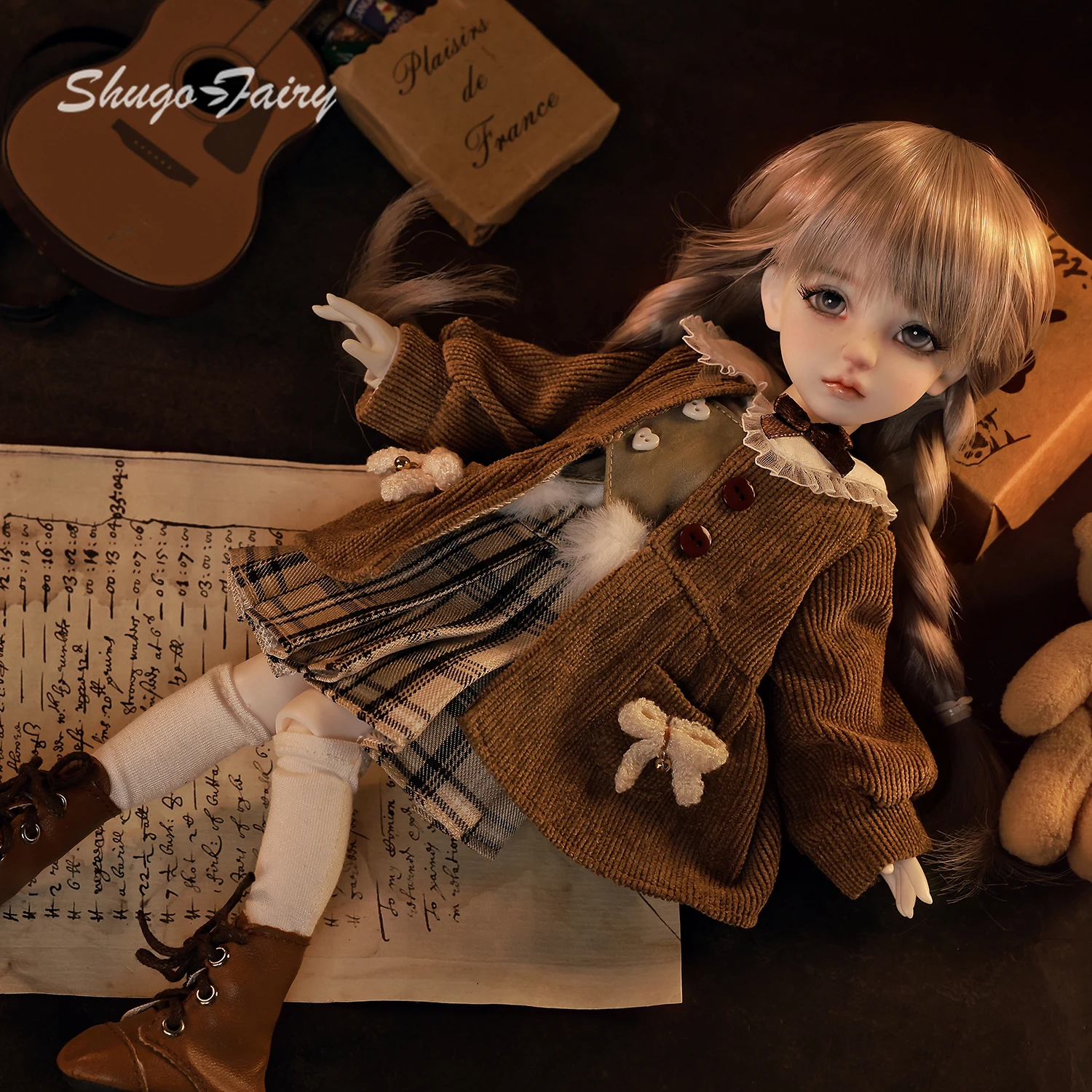 

ShugaFairy Ophelia 1/6 Bjd кукла студент консервативная осенняя клетчатая юбка милый полный комплект сферический шарнир Bjd одежда Bjd фея аниме фигурки