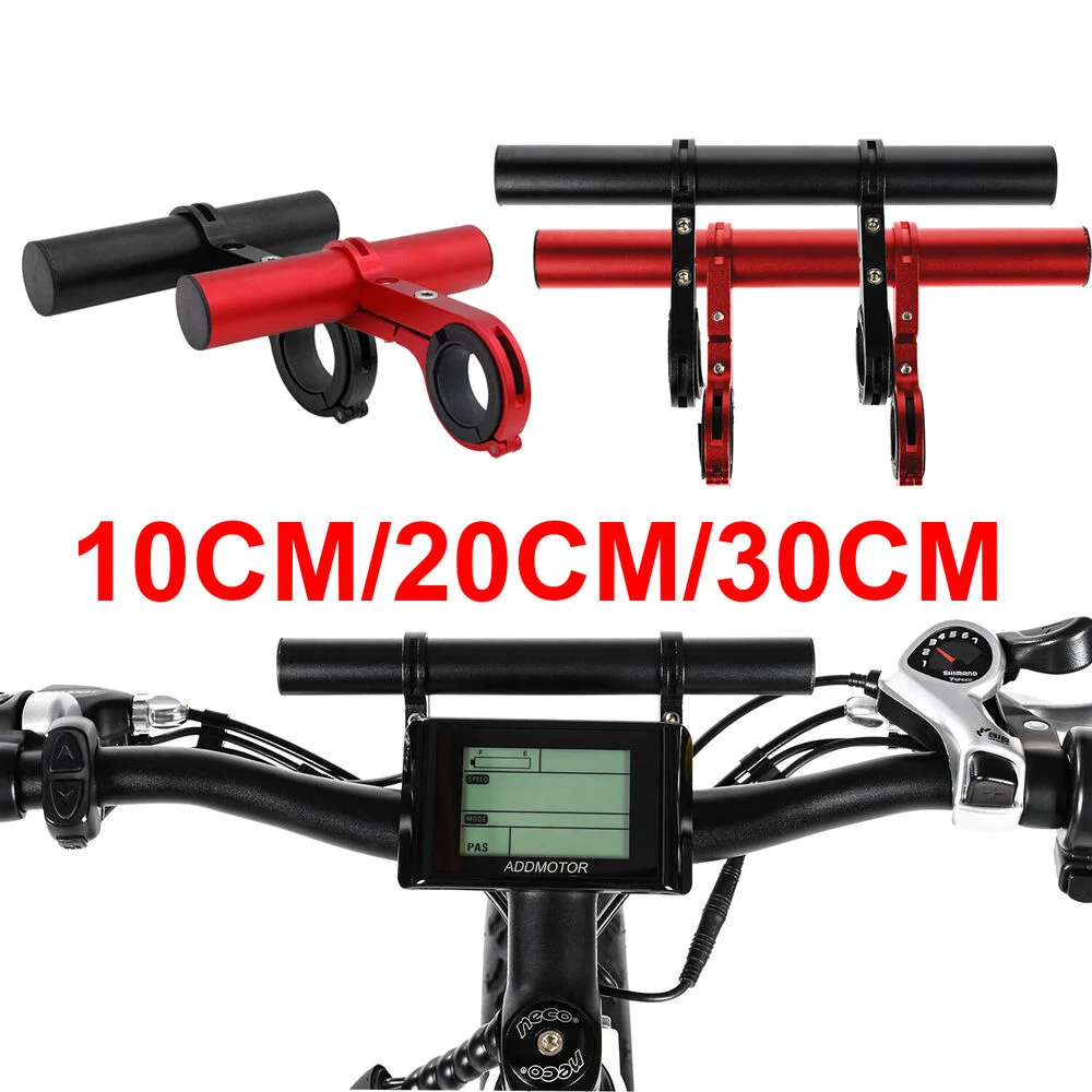 Bike Handlebar Extender Extension Bicycle Bar Mount Headlight GPS Holder Bracket Extension Stand Extension Stand Lamp