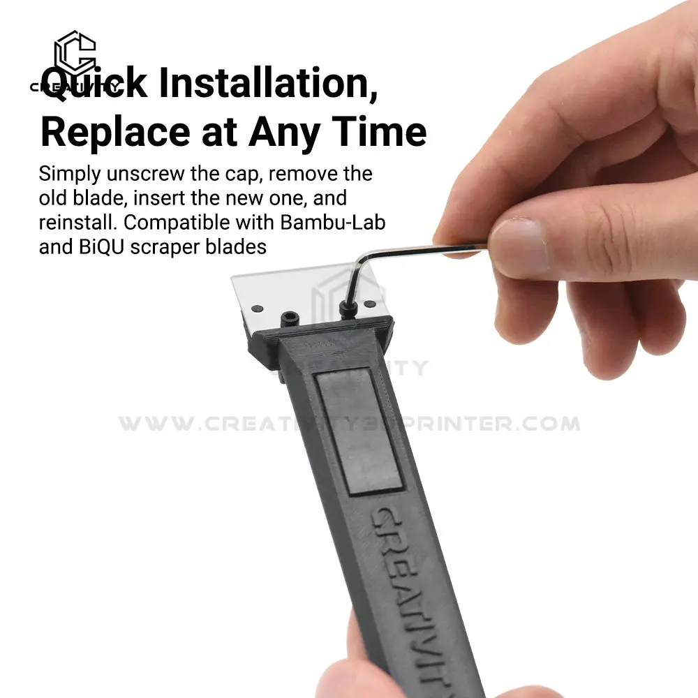 2025 Nuovo Bambulab X1/P1/A1 Serie Lame per raschietto universale per letto caldo Punte di ricambio per coltelli da taglio di alta qualità per stampante 3D