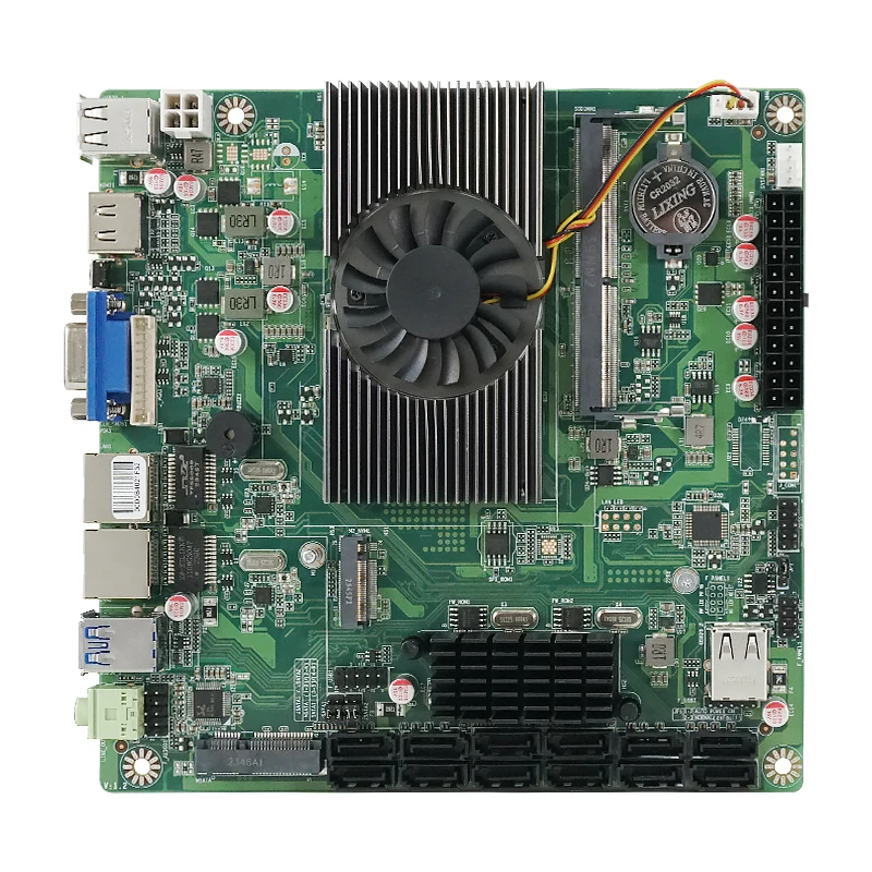 Multi-disk main board dual network interface card 12 SATA6 disk