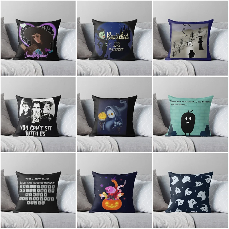 50*50 Dark series halloween Decorative Home pillow case Cushion covers autumn Modern Living Room sofa House bed  pumpkin40*40cm