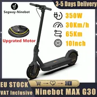 EU Stock Original Ninebot by Segway MAX G30 G30P Electric Scooter 65km Range 30Km/h Kickscooter updated from Gen2 Motor 9