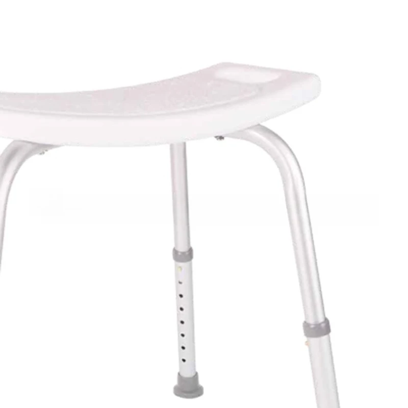 Badhocker aus Aluminiumlegierung mit Rückenlehne für ältere Menschen