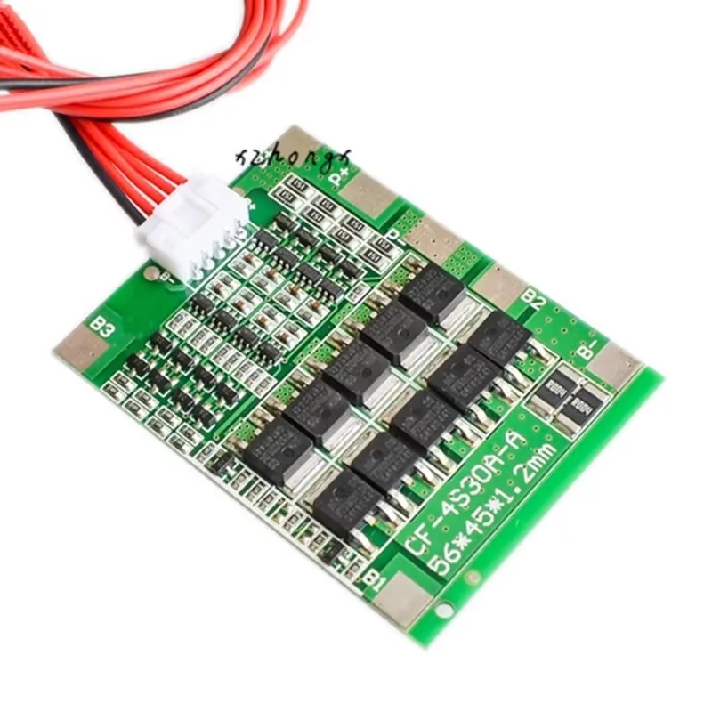 4S 30A 14.8V Li-ion Lithium 18650 Battery BMS Packs PCB Protection  Balance Modules Boards New Wholesale