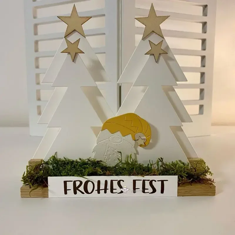 

Mmao Craft metal cutting dies cut die mold Gnome Santa Claus Scrapbook paper craft knife mould blade punch stencils dies