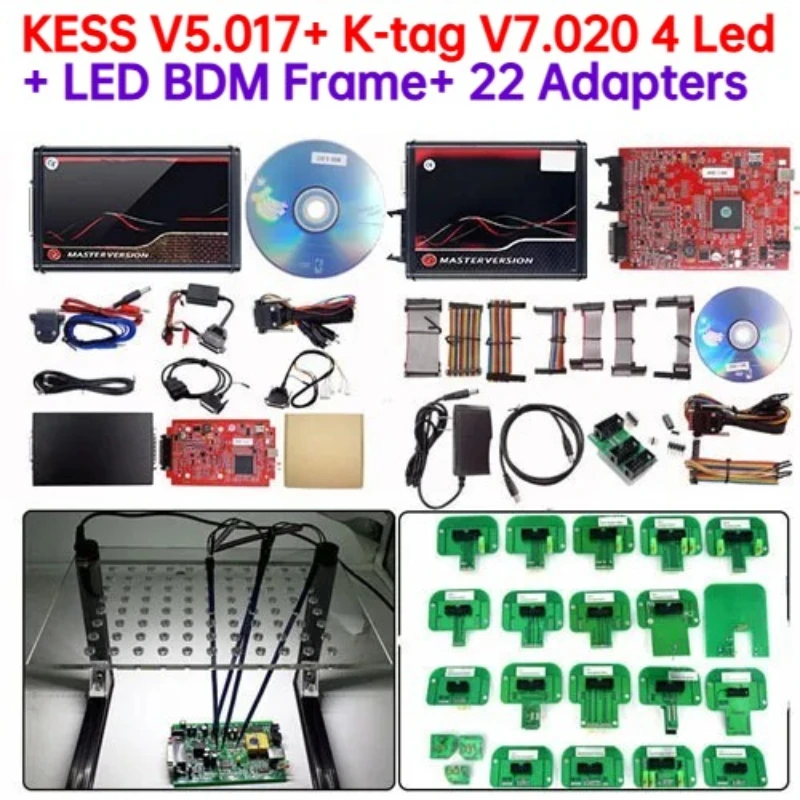 Best Online Unlimited Kess ECU Master 2.80 5.017 K-TAG V2.25 V7.020 Full Chip OBD2 Manager Tuning Kit KSuite KTAG Programmer