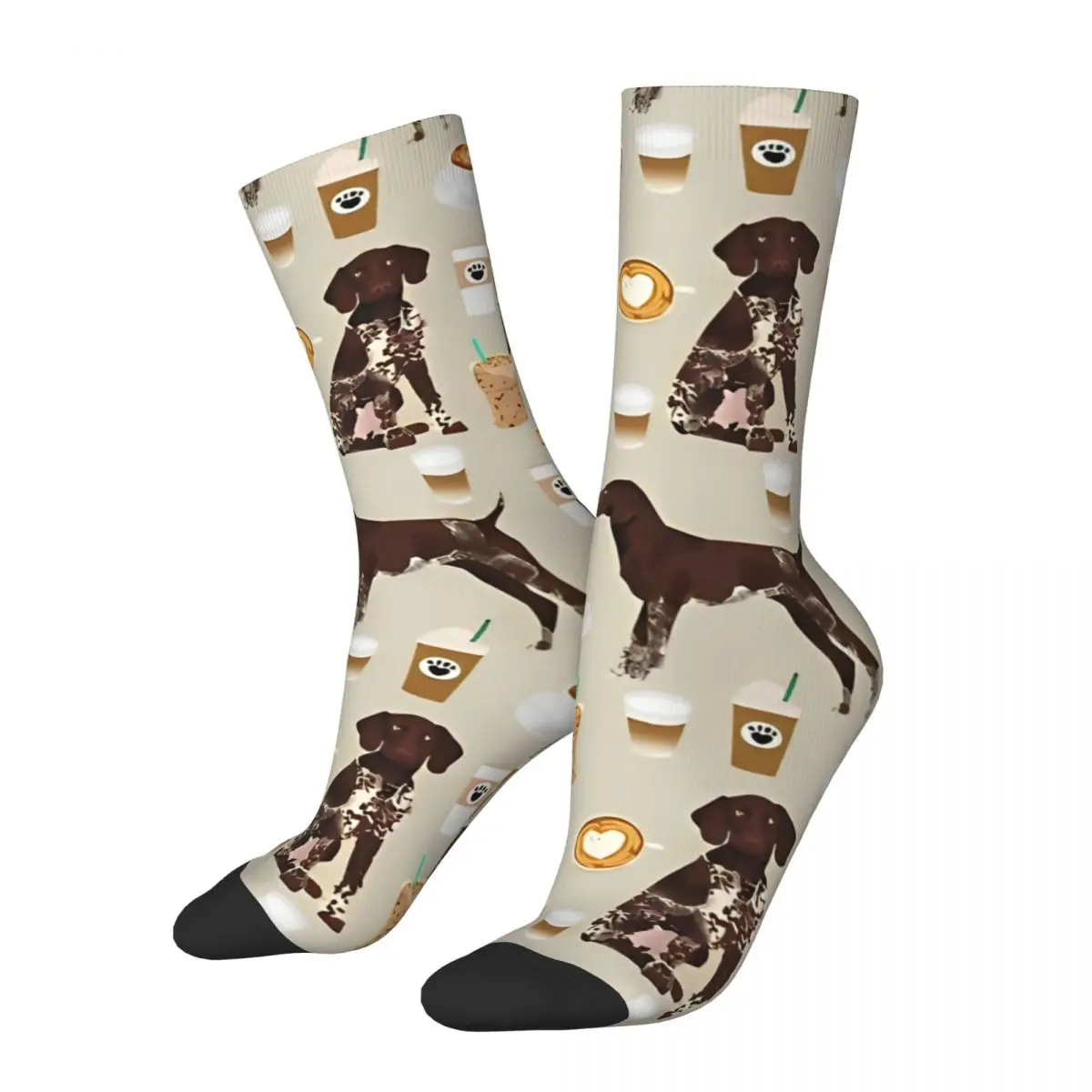 German Shorthaired Pointer Stockings pets Design Gothic Socks Autumn Non-Slip Socks Women Men Climbing Comfortable Socks