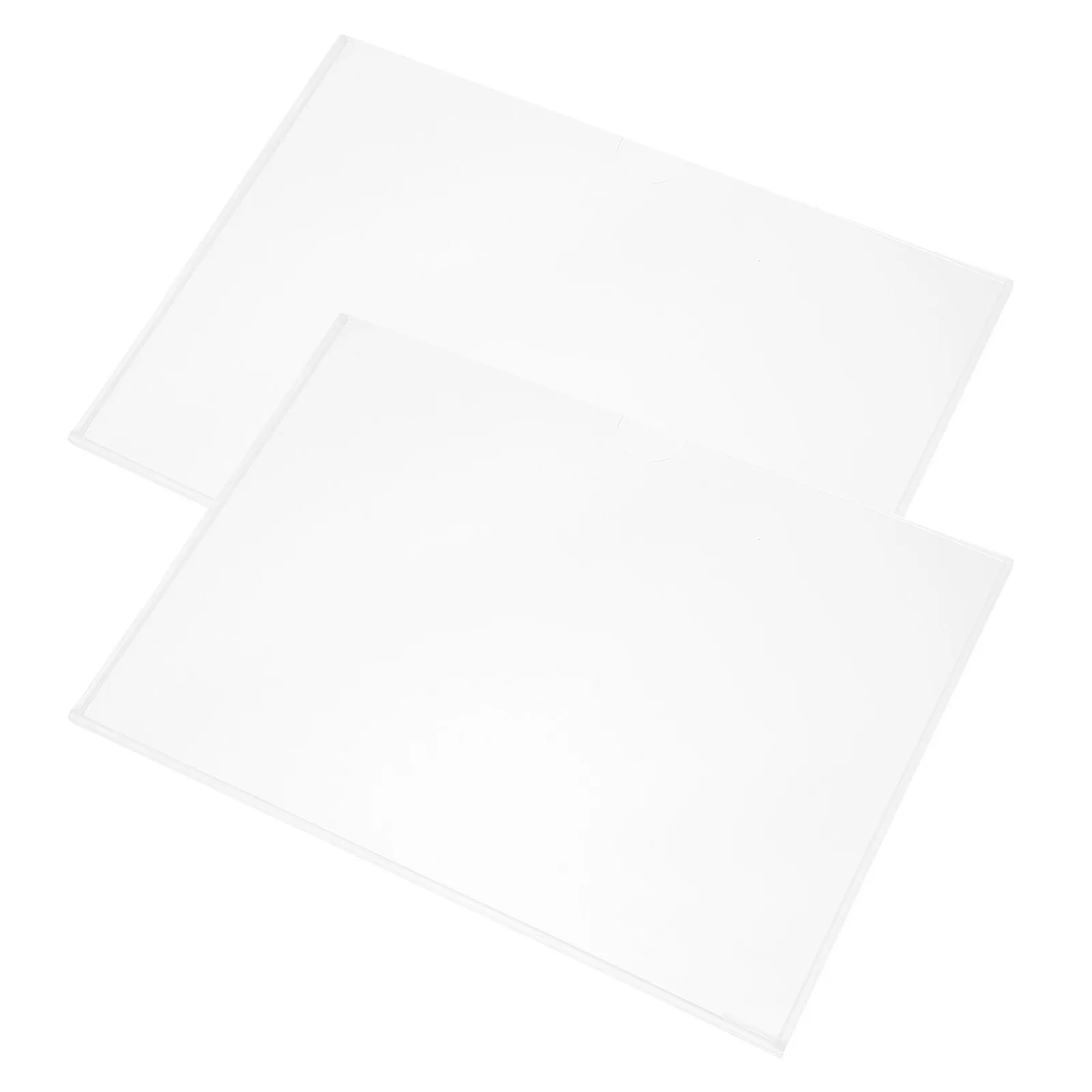 

2Pcs A4 Transparent Acrylic File Display Holder Office Document Organizer Storage Rack Storage System