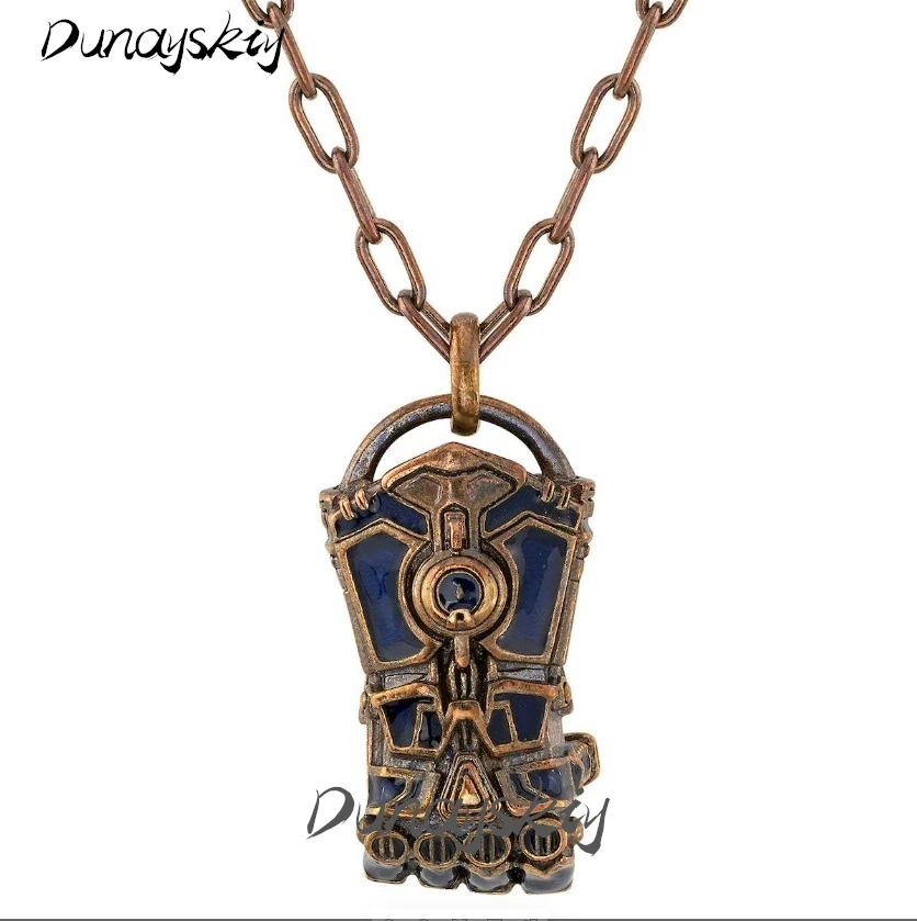 

LOL League of Legends 2 Arcane Vi Necklace Bronze Silver Copper Material Accessories Ornament Cosplay Costume Set Unisex