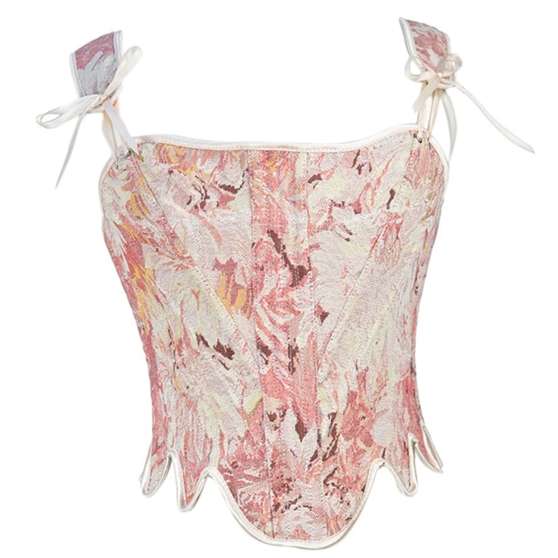 Y1UB – Corset en arête poisson pour femmes, ceinture amincissante façonnante, Costume décoratif pour filles, haut Corset