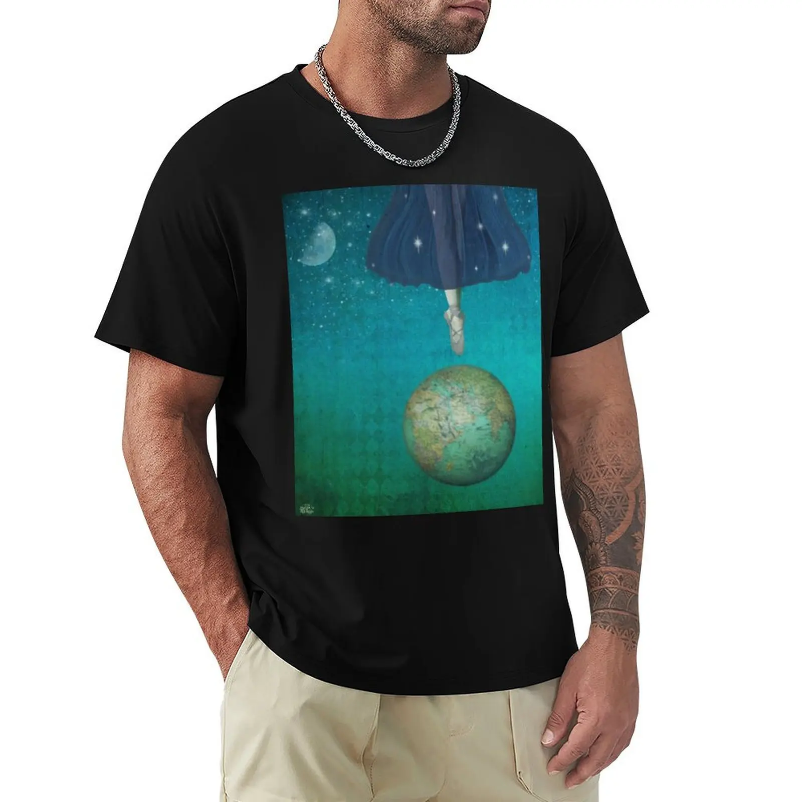 Dancing universe T-Shirt man t shirt luxury T-Shirt