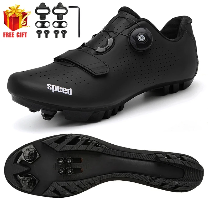 2024 Mtb Shoes Cycling Speed Sneakers Men's Flat Cycling Boots Cycling Shoes  Mountain Bike Sneakers